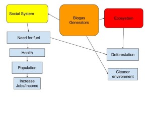 Biogas diagram